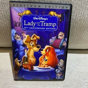 Lady & The Tramp 50th Anniversary Edition 2 Disc Dvd Platinum Edition